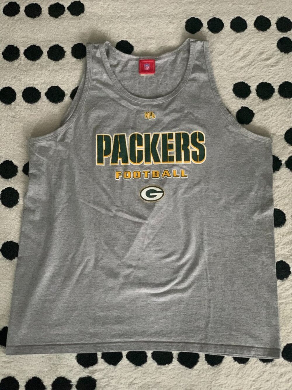 Green Bay Packers Vintage Tank Top Muscle Shirt Mens XL NFL Football